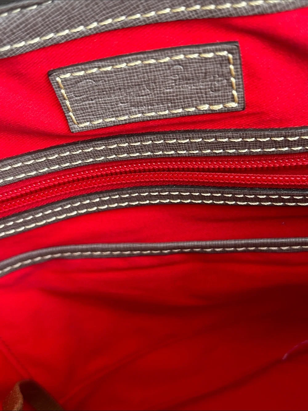 Dooney & Bourke structured leather